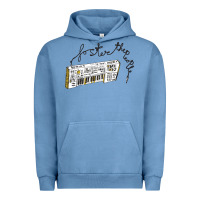 Pigment Pebble Blue Foster The People Torches Urban Hoodie - linhVisuals