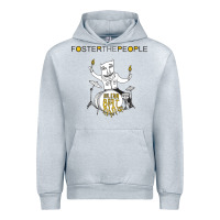 Heather Grey Foster The People Helena Beat Urban Hoodie - linhVisuals