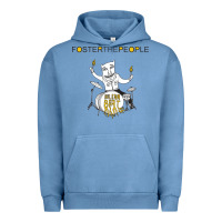 Pigment Pebble Blue Foster The People Helena Beat Urban Hoodie - linhVisuals