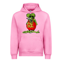 Fuchsia Pink rat fink  fk27 Urban Hoodie - linhVisuals
