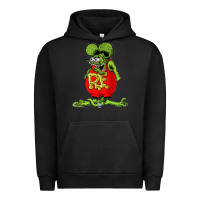 Pigment Black rat fink  fk27 Urban Hoodie - linhVisuals