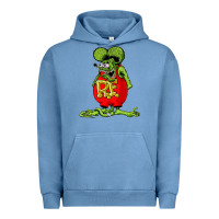 Pigment Pebble Blue rat fink  fk27 Urban Hoodie - linhVisuals