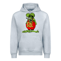 Heather Grey rat fink  fk27 Urban Hoodie - linhVisuals