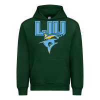 Forest Green long island university sharks Urban Hoodie - linhVisuals