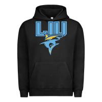 Pigment Black long island university sharks Urban Hoodie - linhVisuals