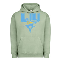 Pigment Oil Green long island university sharks Urban Hoodie - linhVisuals