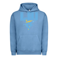 Pigment Pebble Blue long island university sharks Urban Hoodie - linhVisuals