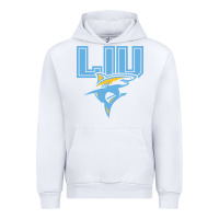 White long island university sharks Urban Hoodie - linhVisuals
