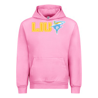 Fuchsia Pink long island university sharks Urban Hoodie - linhVisuals