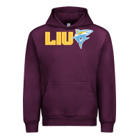Mauve Wine long island university sharks Urban Hoodie - linhVisuals