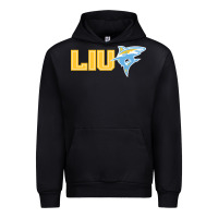 Black long island university sharks Urban Hoodie - linhVisuals