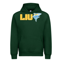 Forest Green long island university sharks Urban Hoodie - linhVisuals