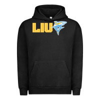 Pigment Black long island university sharks Urban Hoodie - linhVisuals