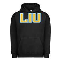Pigment Black long island university sharks Urban Hoodie - linhVisuals