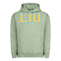 Pigment Oil Green long island university sharks Urban Hoodie - linhVisuals