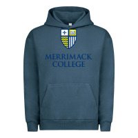 Pigment Midnight Navy merrimack warriors Urban Hoodie - linhVisuals