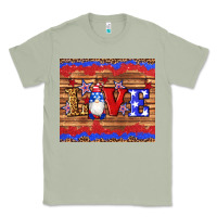 Matcha american flag gnomes love star leopard glitter Classic Tee - Artiststas