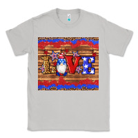 Moon Dust american flag gnomes love star leopard glitter Classic Tee - Artiststas