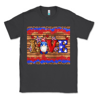 Smoke american flag gnomes love star leopard glitter Classic Tee - Artiststas