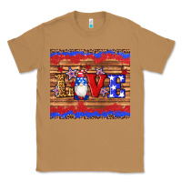 Toasted Coconut american flag gnomes love star leopard glitter Classic Tee - Artiststas