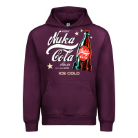 Mauve Wine klasicoke Urban Hoodie - linhVisuals