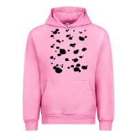 Fuchsia Pink dalmatian dog pattern funny diy costume t shirt Urban Hoodie - linhVisuals