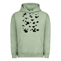 Pigment Oil Green dalmatian dog pattern funny diy costume t shirt Urban Hoodie - linhVisuals