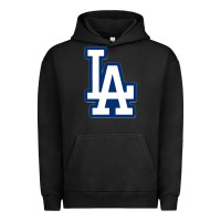 Pigment Black la los angeles Urban Hoodie - linhVisuals