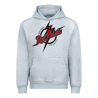 Heather Grey st. francis (pa) red flash Urban Hoodie - linhVisuals