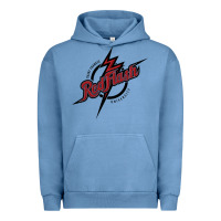 Pigment Pebble Blue st. francis (pa) red flash Urban Hoodie - linhVisuals