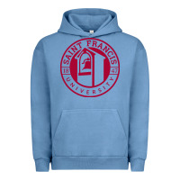 Pigment Pebble Blue st. francis (pa) red flash Urban Hoodie - linhVisuals