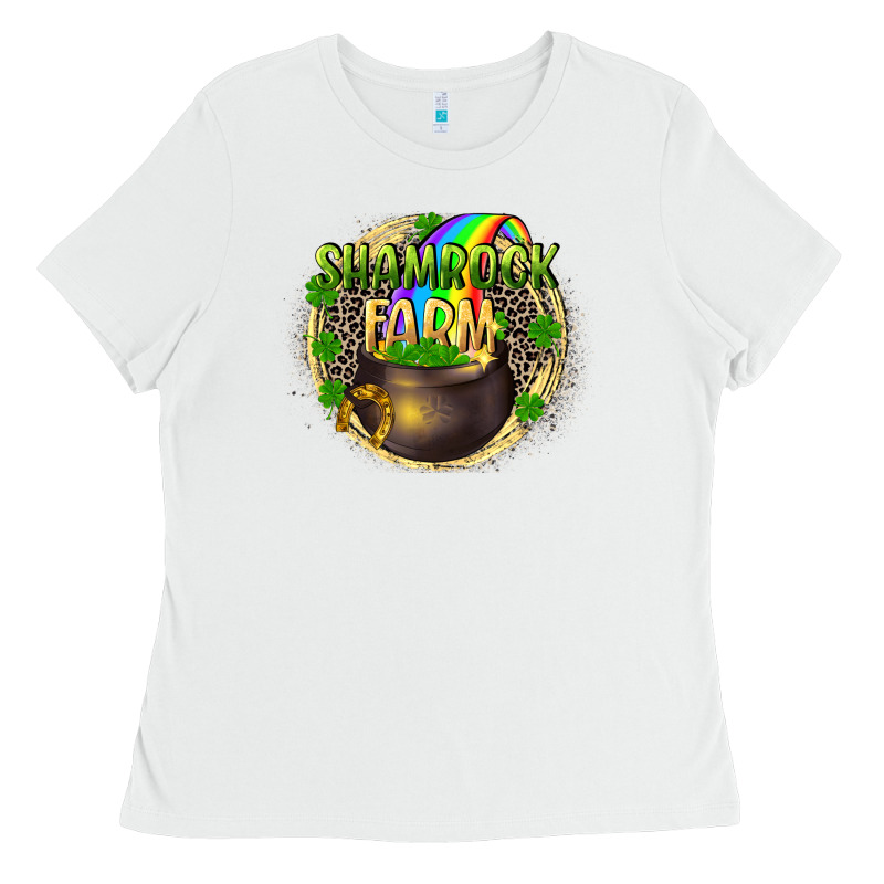 Shamrock Farm Ladies Tee by CowGirlArtShop | Teevron