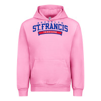 Fuchsia Pink st. francis brooklyn terriers Urban Hoodie - linhVisuals