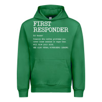 Emerald first responder  definition design Urban Hoodie - linhVisuals
