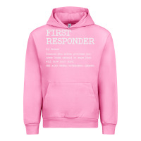 Fuchsia Pink first responder  definition design Urban Hoodie - linhVisuals