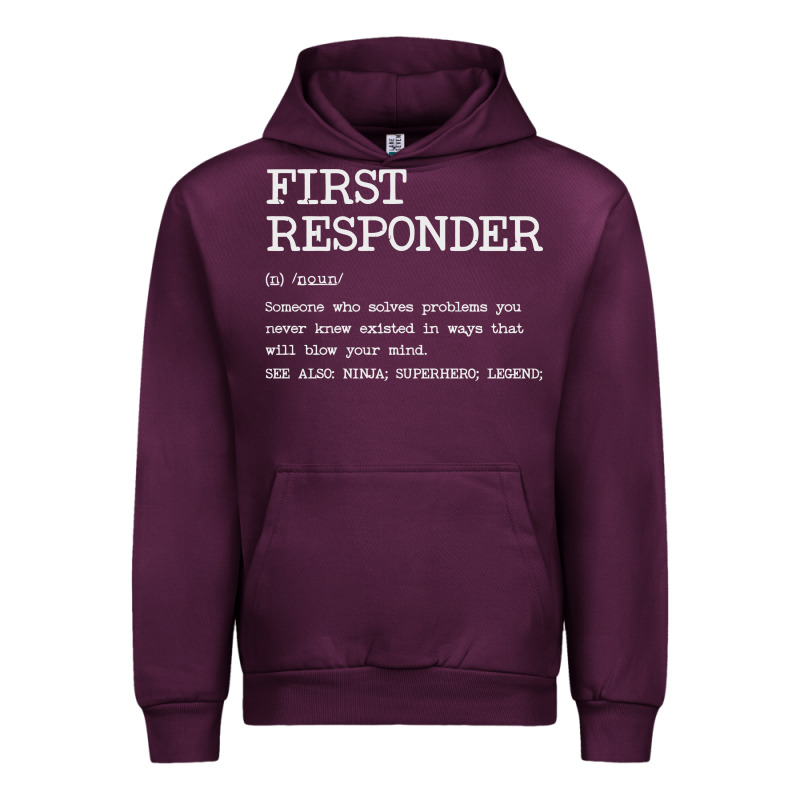 First Responder  Definition Design Urban Hoodie by linhVisuals | Teevron