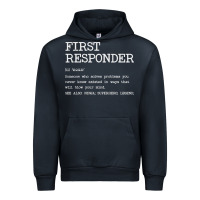 Navy first responder  definition design Urban Hoodie - linhVisuals