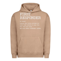 Pigment Burro first responder  definition design Urban Hoodie - linhVisuals