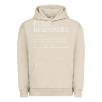 Pigment French Oak first responder  definition design Urban Hoodie - linhVisuals
