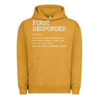 Pigment Peanut Butter first responder  definition design Urban Hoodie - linhVisuals