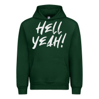 Forest Green hell yeah! Urban Hoodie - linhVisuals
