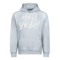 Heather Grey hell yeah! Urban Hoodie - linhVisuals