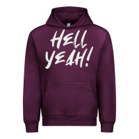 Mauve Wine hell yeah! Urban Hoodie - linhVisuals
