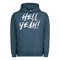 Pigment Midnight Navy hell yeah! Urban Hoodie - linhVisuals