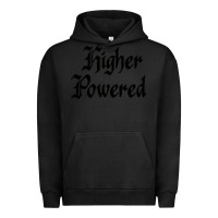 Pigment Black higher powered   alcoholics anonymous slogans Urban Hoodie - linhVisuals