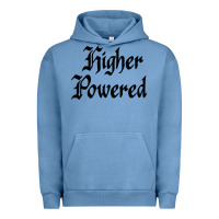 Pigment Pebble Blue higher powered   alcoholics anonymous slogans Urban Hoodie - linhVisuals