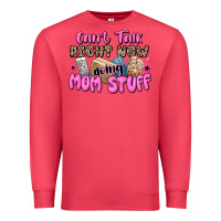 Cardinal can't talk right now doing mom stuff Premium Sweatshirt - JahusDesignShop