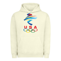 Pigment Pistachio USA OLYMPIC RINGS Urban Hoodie - linhVisuals