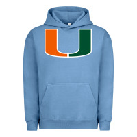 Pigment Pebble Blue miami Urban Hoodie - linhVisuals