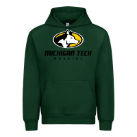 Forest Green michigan tech Urban Hoodie - linhVisuals